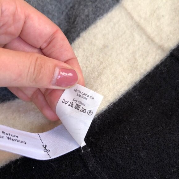 Madewell Meridian Sweater Coat Colorblock Wool - Picture 7 of 7